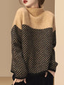 Gestrickter Damenpullover - Vintage Charm