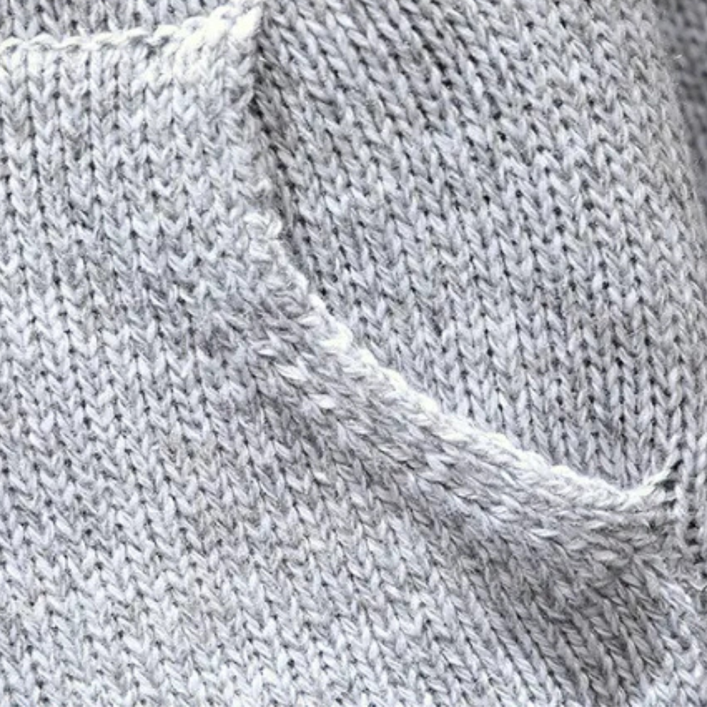 Klassische Gestrickte Kapuzenjacke für Herren - Milan