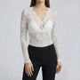 Taillierte Bluse Mit Spitzendetails - Lilia
