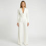 Taillierter Blazer-Jumpsuit Mit Weitem Bein - Luisa