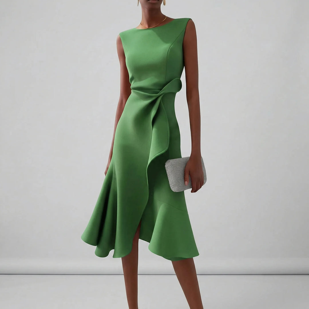 Tailliertes Abendkleid Mit Faltendetails - Karla