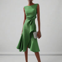 Tailliertes Abendkleid Mit Faltendetails - Karla