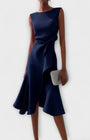 Tailliertes Abendkleid Mit Faltendetails - Karla