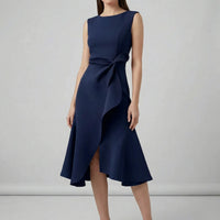 Tailliertes Abendkleid Mit Faltendetails - Karla