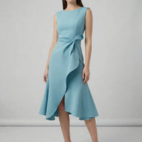 Tailliertes Abendkleid Mit Faltendetails - Karla
