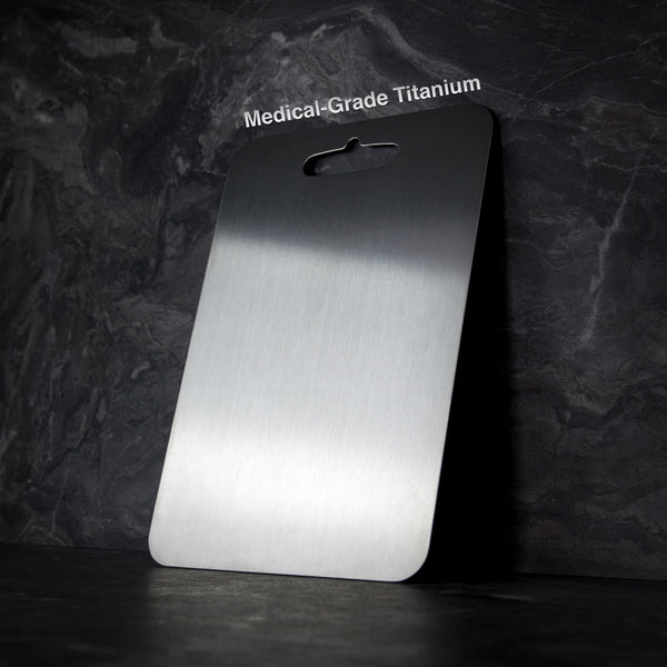 Titanium Snijplank Zonder BPA of Microplastics - PureSteel