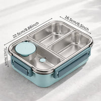 Insulated Food Thermos | Stainless Steel Compartments | Leakproof Lid 11