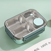 Insulated Food Thermos | Stainless Steel Compartments | Leakproof Lid 12
