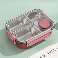 Insulated Food Thermos | Stainless Steel Compartments | Leakproof Lid 14