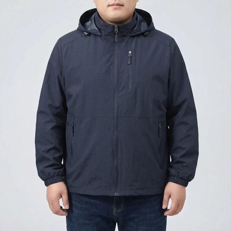 Thin Hooded Windbreaker Jacket - Clyde