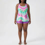 Tie-Dye Plus Size Two-Piece Bikini - Eva