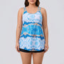 Tie-Dye Plus Size Two-Piece Bikini - Eva