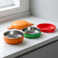 Tiered Novelty Hamburger Shaped Lunch Container - Zestbin