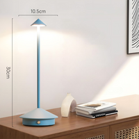 Cordless Table Lamp with Touch Dimmer and USB Charging 7
