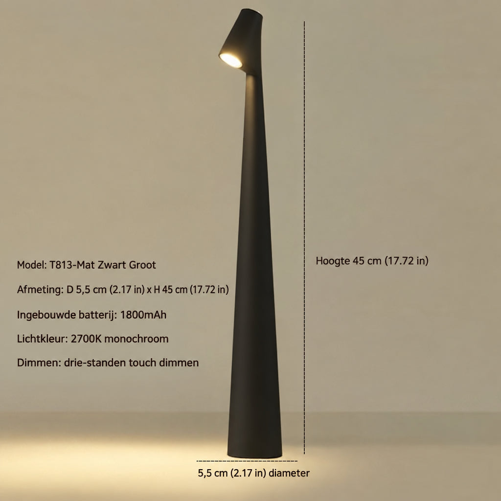 Cordless Table Lamp | Dimmable | Warm White LED 16