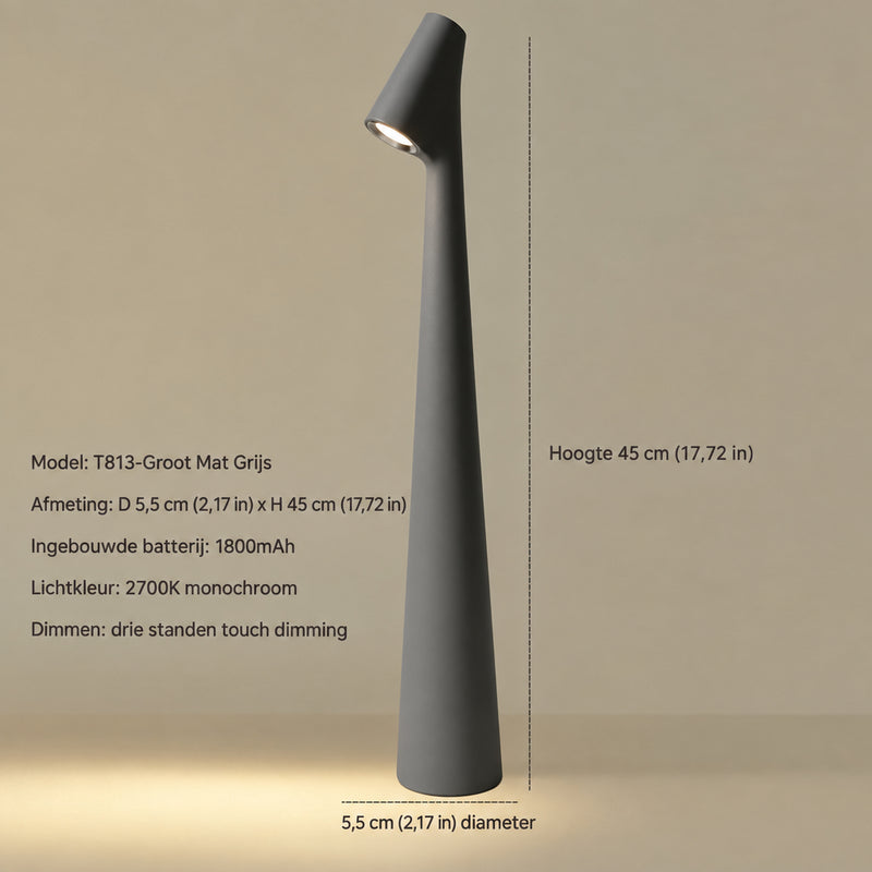 Cordless Table Lamp | Dimmable | Warm White LED 19