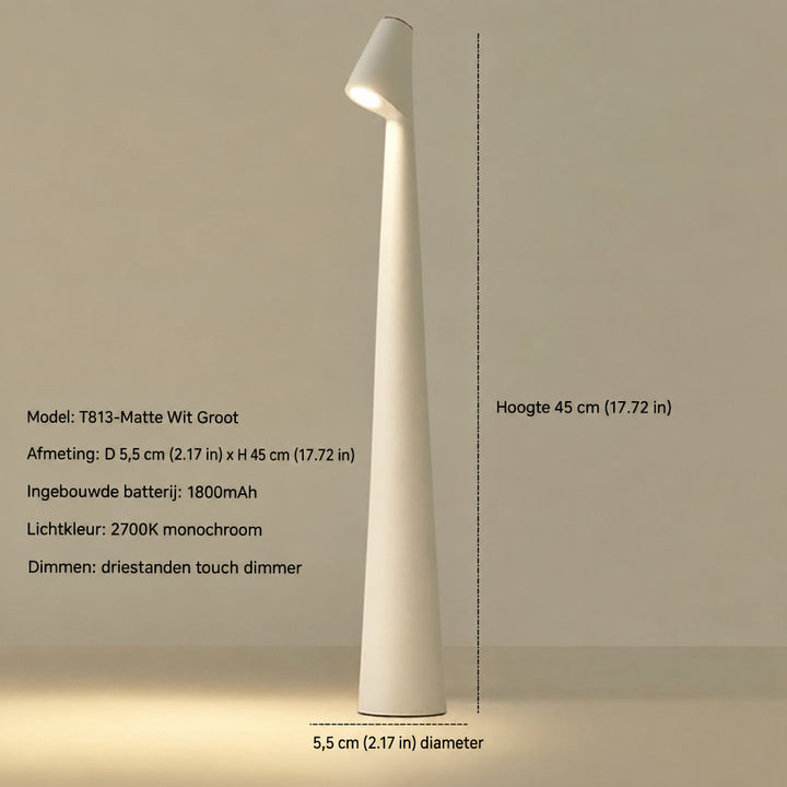 Cordless Table Lamp | Dimmable | Warm White LED 20