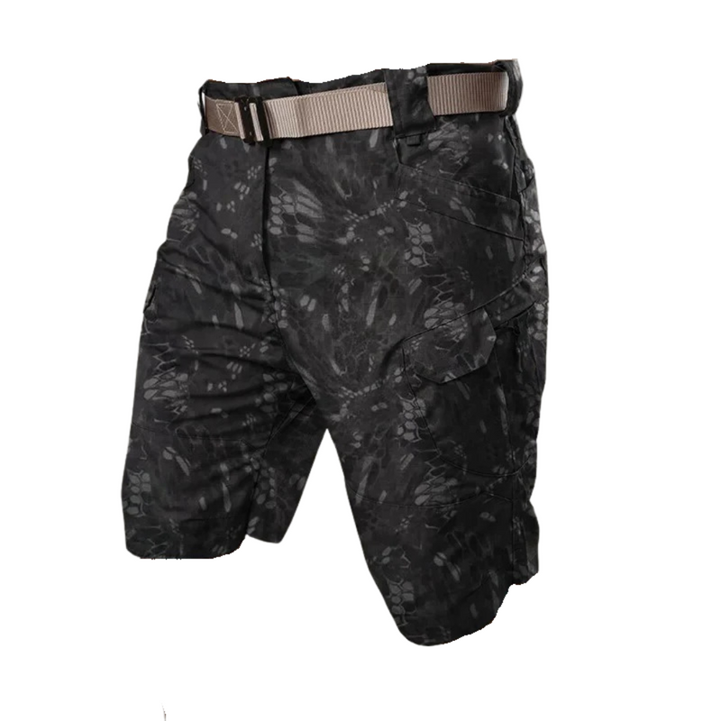 Heren Outdoor Shorts met 6 ritszakken - FlexTrek Cargo Shorts