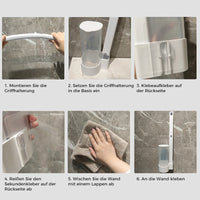 Disposable Toilet Brush | Antibacterial Hygienic Sponge Heads 10