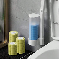 Disposable Toilet Brush | Antibacterial Hygienic Sponge Heads 14