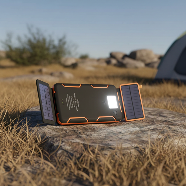 Tragbare Solarpowerbank Kunststoff - SunChargeo