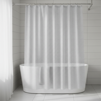 Transparenter Duschvorhang EVA - LumiCurtain
