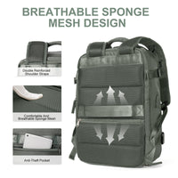 Multifunctional Women's Backpack 35L with USB Port 3
