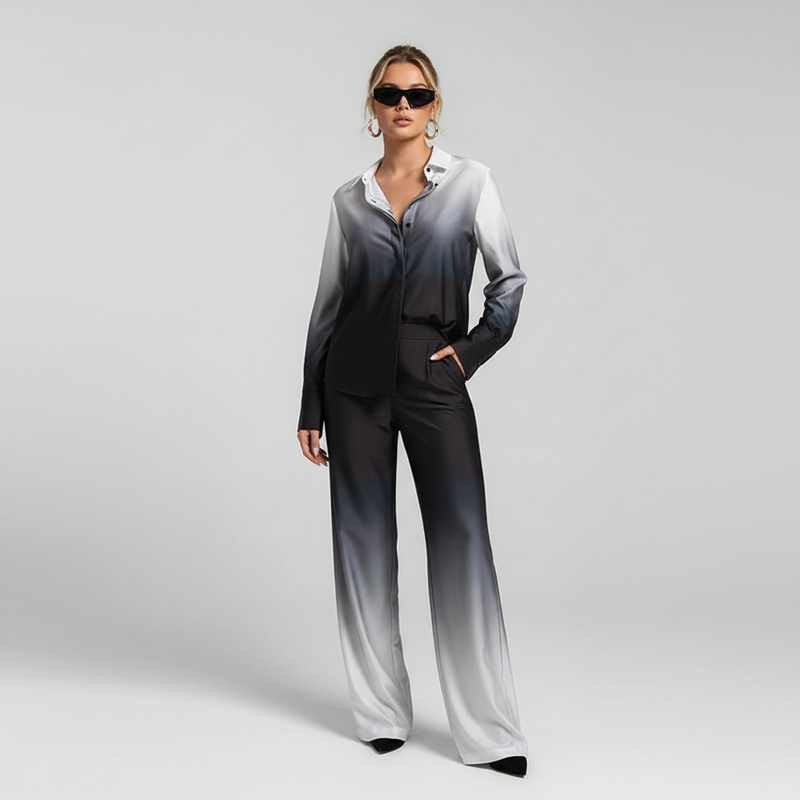 Trendige Ombre-Outfit-Kombination - Theresa