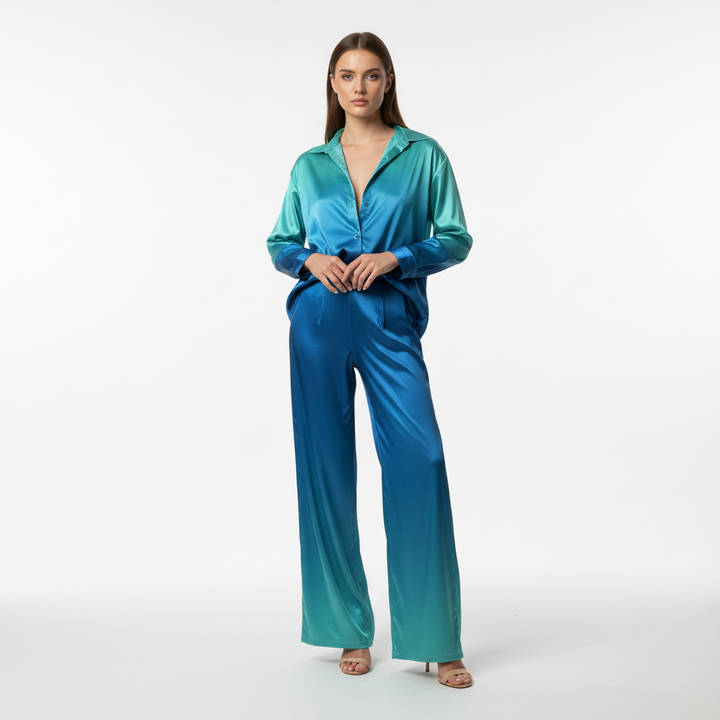 Trendige Ombre-Outfit-Kombination - Theresa