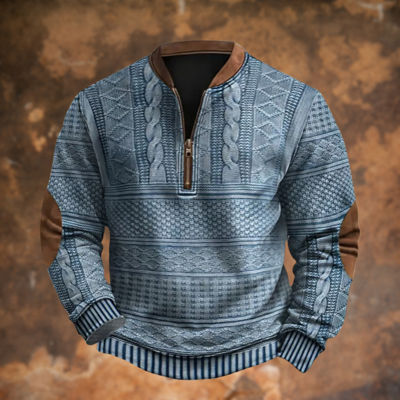 Men's Sweater | Practical Quarter-Zip & Warm Fit 1