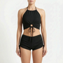 Two-Piece Ribbed Swimsuit Set - Zarley