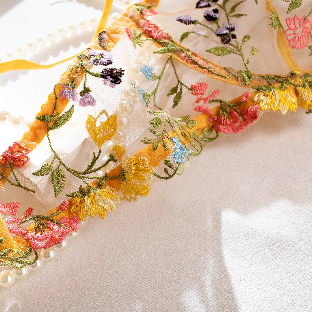 Kanten Lingerie Set | Two-piece with beautiful embroidery