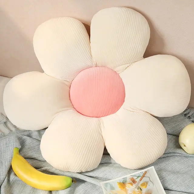 Stijlvol en Comfortabel Bloemvormig Zitkussen - Floral Bliss