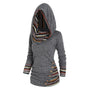 Legerer Damen-Hoodie mit Tribal-Muster – Tavira