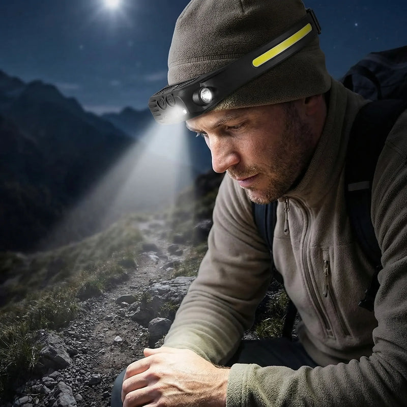 USB Rechargeable LED Head Torch -  Novawear