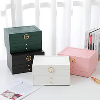 Luxuriöse mehrschichtige Schmuckbox - EleganceBox