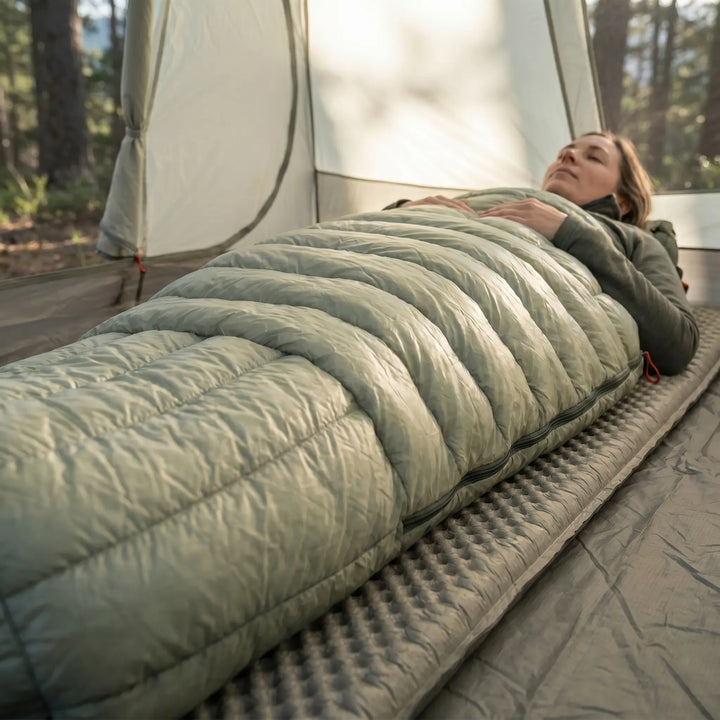 Ultralight Mummy-Style Down Sleeping Bag -  Driftloft