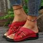 Orthopädische Keilabsatz-Sandalen mit gewölbtem Riemen – Mirella