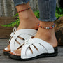 Orthopädische Keilabsatz-Sandalen mit gewölbtem Riemen – Mirella