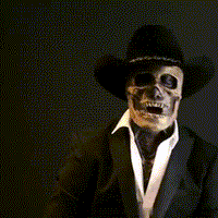 Unisex Skeleton Mask with Hat for Halloween 3