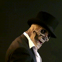 Unisex Skeleton Mask with Hat for Halloween 5
