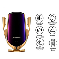 Automatische Telefoonhouder met Draadloze Oplader – GripCharge
