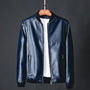 Stilvolle Herren-Lederjacke aus Kunstleder mit präzisen Details – Tarek