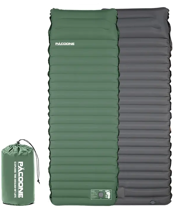 Ultralichte Zelfopblaasbare Kampeermatras met Ingebouwde Pomp – Eryx