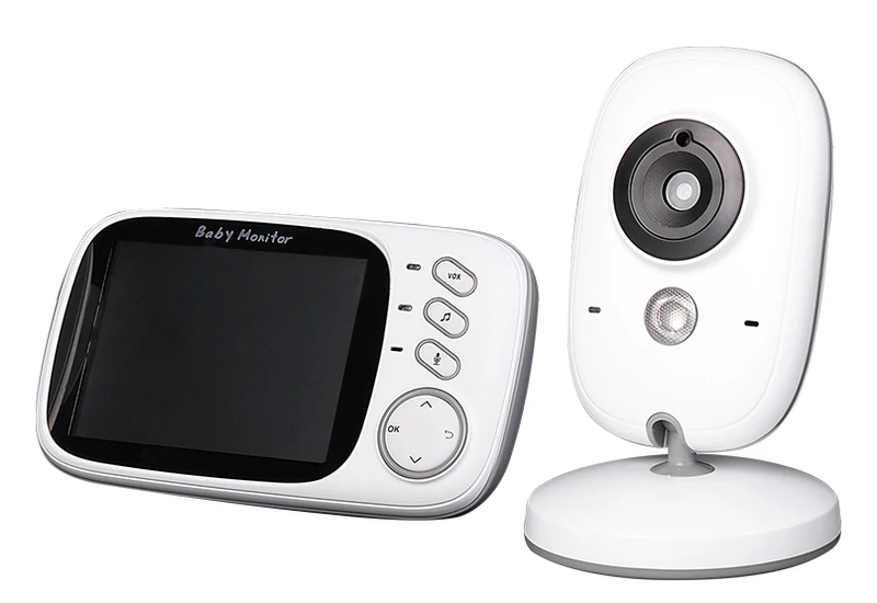 3.5-Inch Video Baby Monitor with Night Vision, Temperature Display and Two-Way Audio
