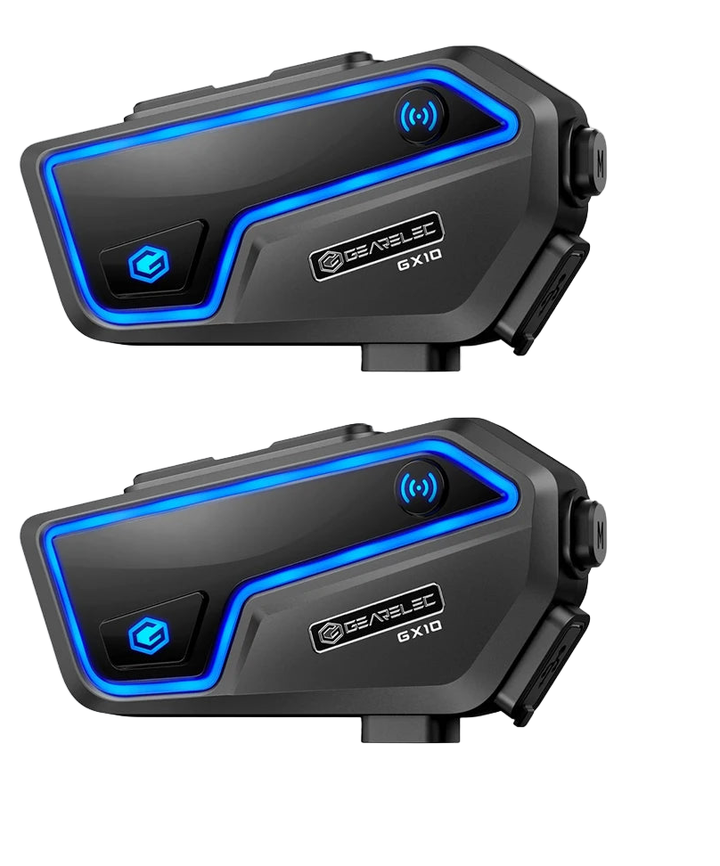 Bluetooth Motorcycle Intercom 10 Riders &amp; IP67 Waterproof – RideSync 