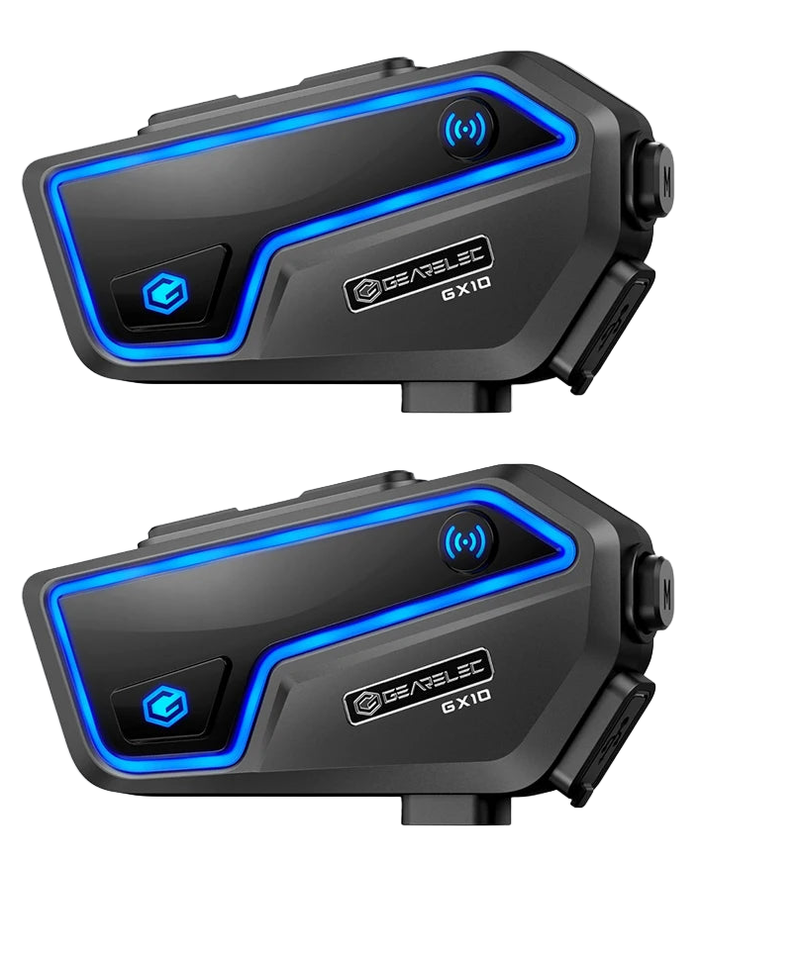 Bluetooth Motorcycle Intercom 10 Riders &amp; IP67 Waterproof – RideSync 