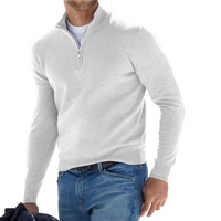 Luxuriöser Herrenpullover mit Reißverschluss - Mason