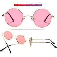 Retro Round Polarized Sunglasses - Lennon