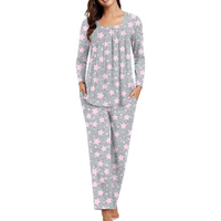 Comfy 2-Piece Lounge Pajamas with Pockets - Laetitia